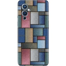 Grabono Oneplus 9 Kılıf Desenli Silikon Renkli Tpu Uv Jean Pattern