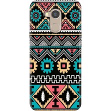 Grabono General Mobile Gm 8 Uyumlu Kılıf Desenli Silikon Renkli Tpu Uv Etnik