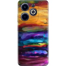 Grabono Infinix Hot 40 Pro / Infinix Hot 40 Kılıf Temalı Baskılı Desenli Resimli Silikon Sulu Boya