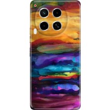 Grabono Tecno Camon 30 Kılıf (Cl6) Uyumlu Silikon Desenli Kapak Sulu Boya