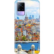 Grabono Vivo V21 Kılıf Resimli Desenli Özel Tasarım Silikon Istanbul