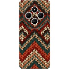 Grabono Xiaomi Redmi 14C Kılıf Renkli Desenli Baskı Tasarım Zikzak