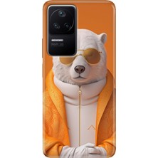 Grabono Xiaomi Poco F4 Kılıf Desenli Kapak Renkli Stil Bear