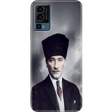 Grabono General Mobile Gm 23 Kılıf Desenli Baskı Tpu Silikon Uv Atatürk