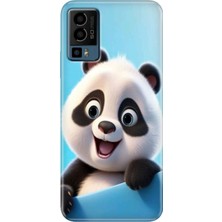 Grabono General Mobile Gm 23 Kılıf Desenli Baskı Tpu Silikon Uv Panda
