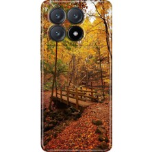 Grabono Xiaomi Poco X6 Pro Kılıf Kılıf Renkli Esnek Silikon Temalı Desenli Tpu Kasımda Aşk