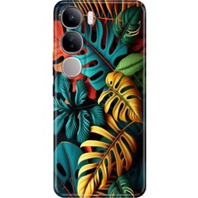 Grabono Vivo V40 Lite Kılıf Renkli Esnek Baskı Silikon Özel Temalı Desenli Renkli Orman