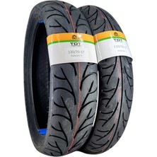 TDT Tyres 130/70-17 ve 110/70-17 Ranger Tl (Tubeless - Dubleks) Motosiklet Lastik Takımı