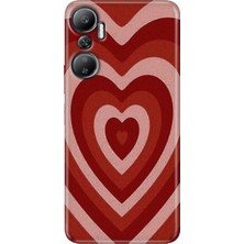 Grabono Infinix Hot 20 Kılıf (X6826C) Desenli Baskılı Esnek Silikon Kapak Mat Kalp