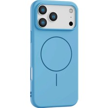 MobaxAksesuar Apple iPhone 17 Pro Max Kılıf Lansaman Silikon M-Safe Magnetik Şarj Jully Kapak