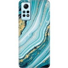 Grabono Xiaomi Redmi Note 12 Pro 4g Kılıf Renkli Desenli Baskı Tasarım Silikon Simli Taş