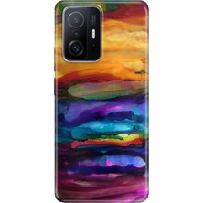 Grabono Xiaomi Mi 11T - 11T Pro Kılıf Renkli Özel Temalı Desenli Silikon Tpu Sulu Boya