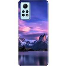 Grabono Xiaomi Redmi Note 12 Pro 4g Kılıf Renkli Desenli Baskı Tasarım Silikon Kuzey