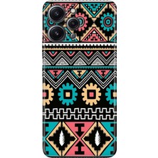 Grabono Xiaomi Redmi 12 Kılıf Renkli Desenli Baskı Silikon Uv Etnik