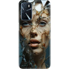Grabono Oppo A16 Kılıf (CPH2269) Uyumlu Silikon Tasarım Stok Cam Kırığı