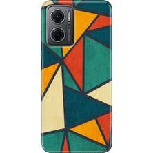 Grabono Xiaomi Redmi Note 11E Kılıf Renkli Özel Temalı Desenli Silikon Tpu Wall