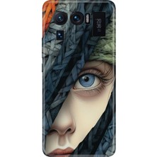 Grabono Xiaomi Mi 11 Ultra Kılıf Renkli Desenli Baskı Tasarım Silikon Siluet