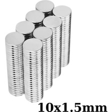 Kontaktek 10X1,5 mm Ultra Güçlü Neodyum Mıknatıs Silindir