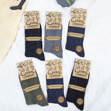 MT Socks Kışlık Yün Erkek Çorap 6'lı Paket Lambswool