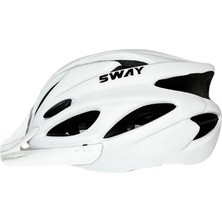 Bisiklet Kaskı Beyaz Sway N7 Yetişkin