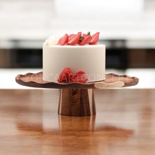 Marka Mien Akasya Pasta Standı Kahverengi