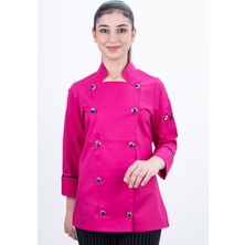 Full Düğmeli Şef Gömlek Aşçı Kıyafeti Chef Aşçı Forması