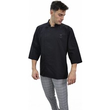 Truvasar Kol Şef Ceket Aşçı Kıyafeti Chef Aşçı Forması