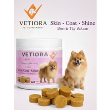 Vetiora Köpeklerde Dökülmeyen Sağlıklı Parlak Tüyler ve Deri Sağlığı Için Destek Ödül Formunda 150GR