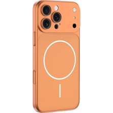 Gpack iPhone 14 Pro Max Uyumlu Kılıf Spark M-Safe Şarj Özellikli Kamera Korumalı Turuncu