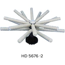 İTHAL Hd 5676-2 Yüzey Borulamalı Ahtapot Difüzörü 3''  16 Kollu Yandan Montaj (Tanklar Için Difüzör)