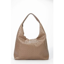 Ilu Bags Salaş Örgü Detaylı Kadın Kol Çanta