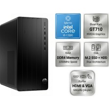 Hp Pro Tower 290 G9 Intel Core I5-13500 32GB 1tb SSD 4 GB GT710 Freedos Masaüstü Bilgisayar B70VKAT 015