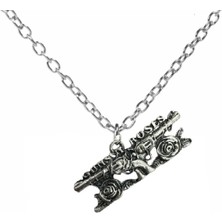 Guns N' Roses – Red Rose Metal Kolye 60 cm | Rock & Metal Tarzı Takı