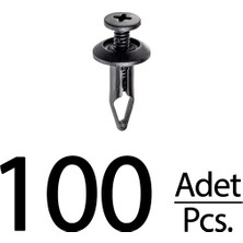 Alpha Auto Part Land Rover Range Rover Jeep Cherokee Compass Için Tampon Çamurluk Klips - 100 Adet