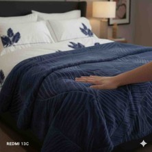 Karaca Home Calista Premium Embos Battaniye - 200X240 Çift Kişilik Ultra Yumuşak Kendinden Desenli Battaniye