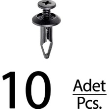 Alpha Auto Part Chrysler ve Dodge Için Gövde Astar Tutucu Klips - 10 Adet