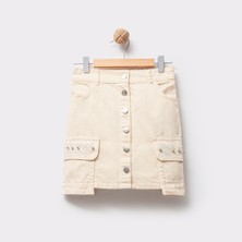 Overdo Ovd Kız Çocuk 5-8 Yaş Taş Baskılı Ham Etek