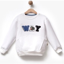 Overdo Ovd Erkek Çocuk 5-8 Yaş Nakışlı Sweat - Bej