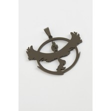 Kuş Çelik Kolye Ucu 3 cm