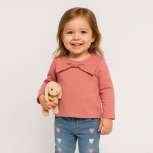Overdo Kız Çocuk 1-4 Yaş Fiyonk Yakalı Sweat