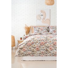 Favora Picco %100 Pamuk 3D Dijital Baskı Çift Kişilik Nevresim Ta