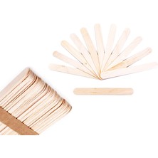 Limmy Abeslang Ahşap Dil Çubuğu - Natural Dondurma Çubuğu - 50 Adet