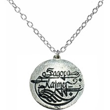 Sagopa Kajmer Figürlü Metal Kolye – 60 cm Rap & Hip-Hop Aksesuar