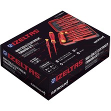 İzeltaş 1000V Izoleli Elektro Slim Tornavida Seti (14 Parça)