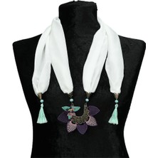 E38 El Işçiliği Iğne Oyası Fular 190 CM-6391