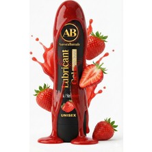 Çilek  Aromalı Yenilebilir Büyük Boy Kayganlaştırıcı Jel Lubricant Gel