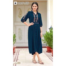 Hint Modam Hint Nakışlı Elbise