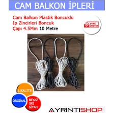 AYRINTISHOP Ayrıntıshop Cam Balkon Stor Perde Boncuklu Plastik Ip Zincirleri 10 Metre