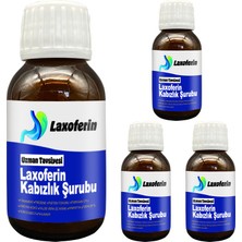Laxoferin Şurup - 4 Şişe Bay Bayan Kullanımına Uygun 50 ml