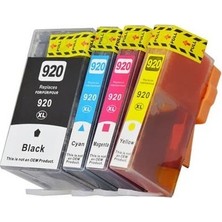 Oldem Plus Hp Officejet 920XL/6000 Wireless Muadil Kartuş 4 Renk 1 Set
